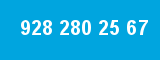 928 280 25 67 928 280 25 67